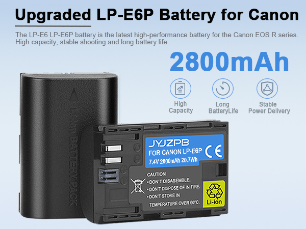 forcanonlpe6pbatteryr6r5r7