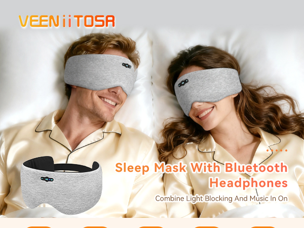 sleep mask with bluetooth headphones