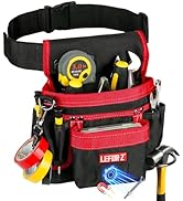 Tool Belt,Magnetic Tool Pouch,14-Pockets Tool Belts for Men,Detachable &amp; Adjustable Tool Pouch be...