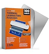 Performore Laminating Pouch Film - High Transparent, 3.5 Mil Thickness, Rated Glossy - Enhanced C...