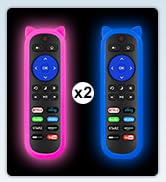 Yimaut-Remote for All TCL Roku TV Remote-with Glow Covers