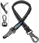 IOKHEIRA Dog Seat Belt 3-in-1 Car Harness for Dogs Adjustable Safety Seatbelt for Car Durable Nyl...