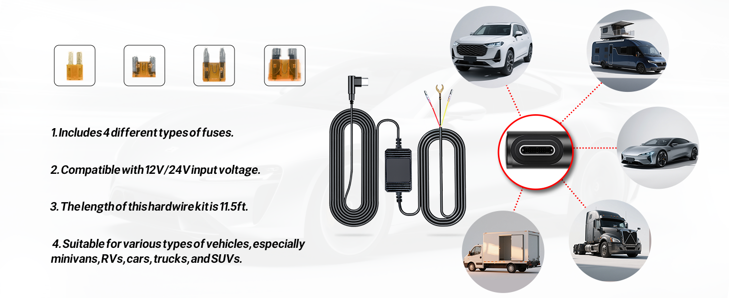 Low voltage protection: 12V/24V