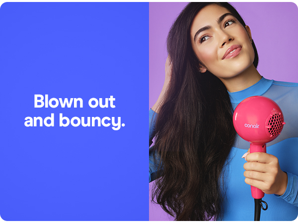blown out and bouncy