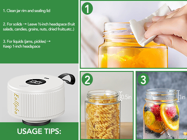 electric vacuum sealer for mason jars