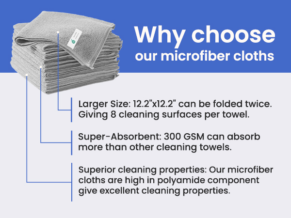 All-Purpose Cleaning Towels,Soft Absorbent Cleaning Rags Kitchen Towels,Dusting Cloth for House