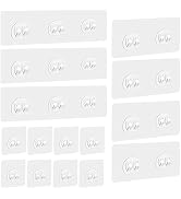 GETRIC 15 Pack Shower Caddy Adhesive Replacement, Adhesive Shelves Hooks Caddy Shelves Rack Baske...