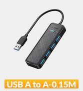 4-Port USB Hub, iDsonix USB 3.0 Hub 5Gbps USB Splitter for Laptop, Multi USB Port Expander for Ma...