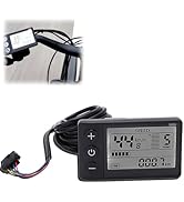 S866 Electric Display LCD Meter 24V 36V 48V Electric Scooter Control Panel with Plug