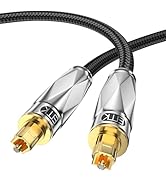 EMK Optical Cable for Soundbar to Tv, Optical Audio Cable Toslink Optical Cable Fibre Optic Cable...