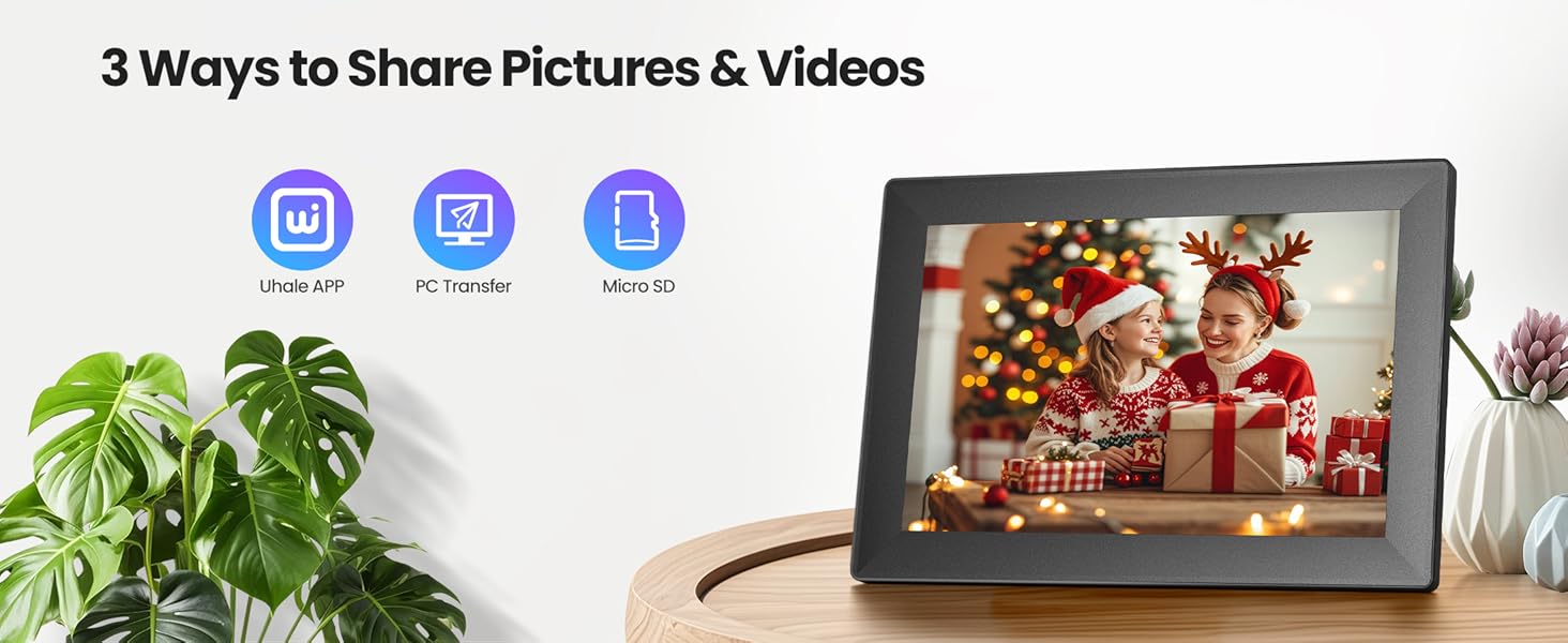 Digital picture frame wifi samrt Eletric photo frame Uhale 10.1 inch