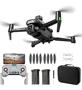 Drone with HD Camera for Adults, Professional FPV Drones with GPS Auto Return, Obstacle Avoidance...