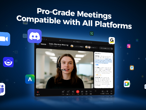 Lightweight Bluetooth Headset Microphone Trucker Headset Single-Ear Wireless Headphones