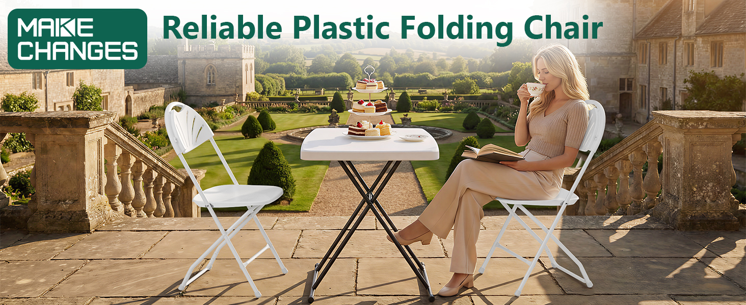 Reliable Plastic Folding Chair