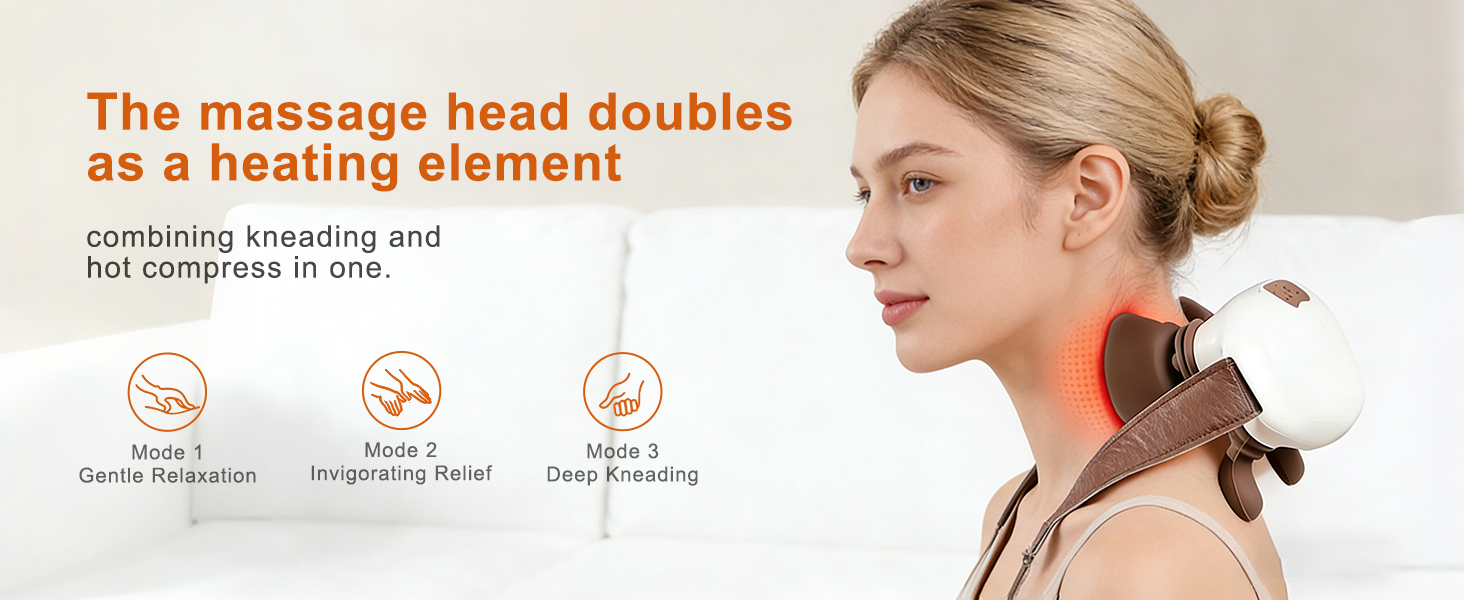 neck massager heat