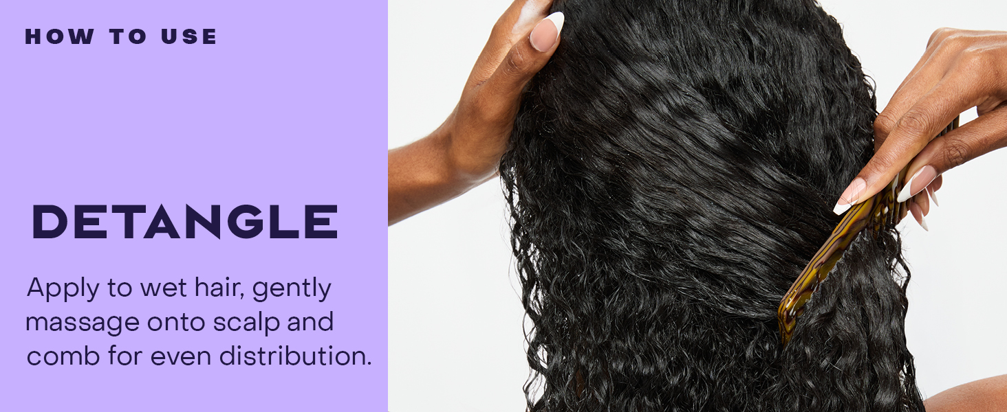 Apply to wet hair gently massage onto scalp &amp;amp; comb for even distribution.