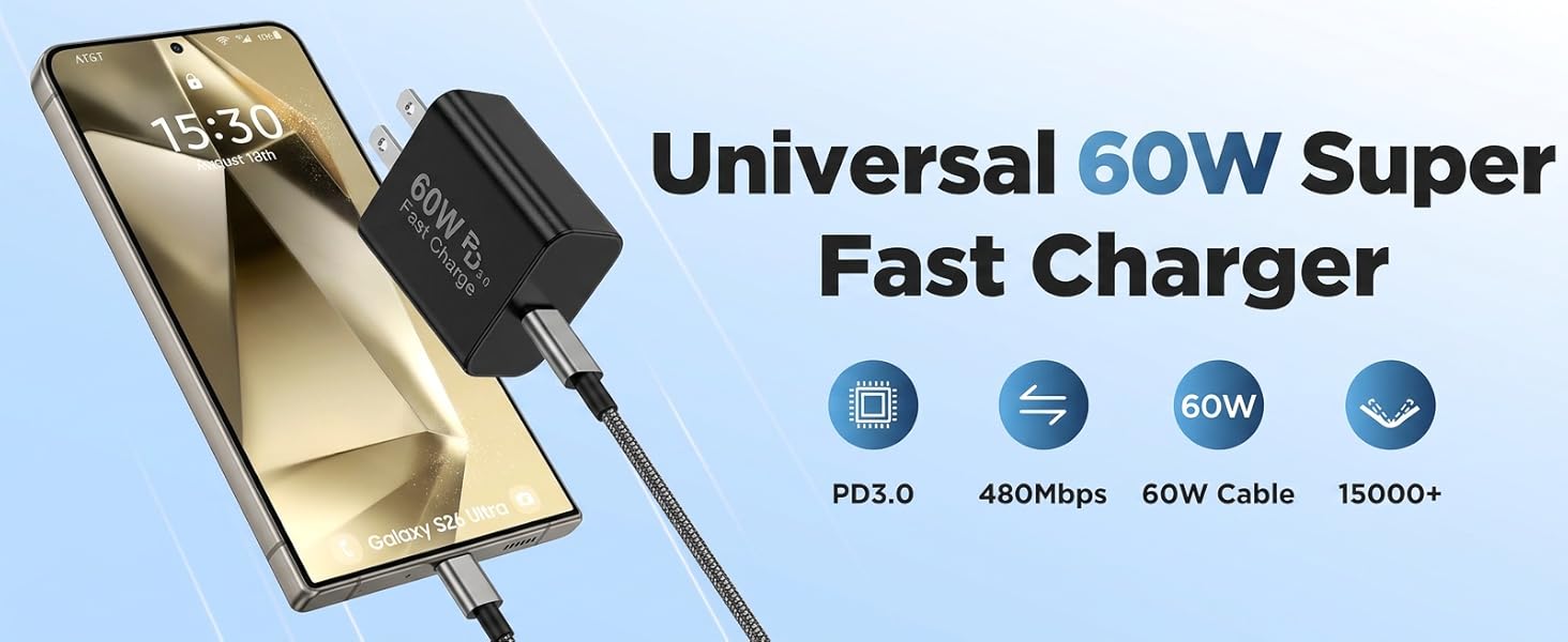Universal 60w Super Fast charger