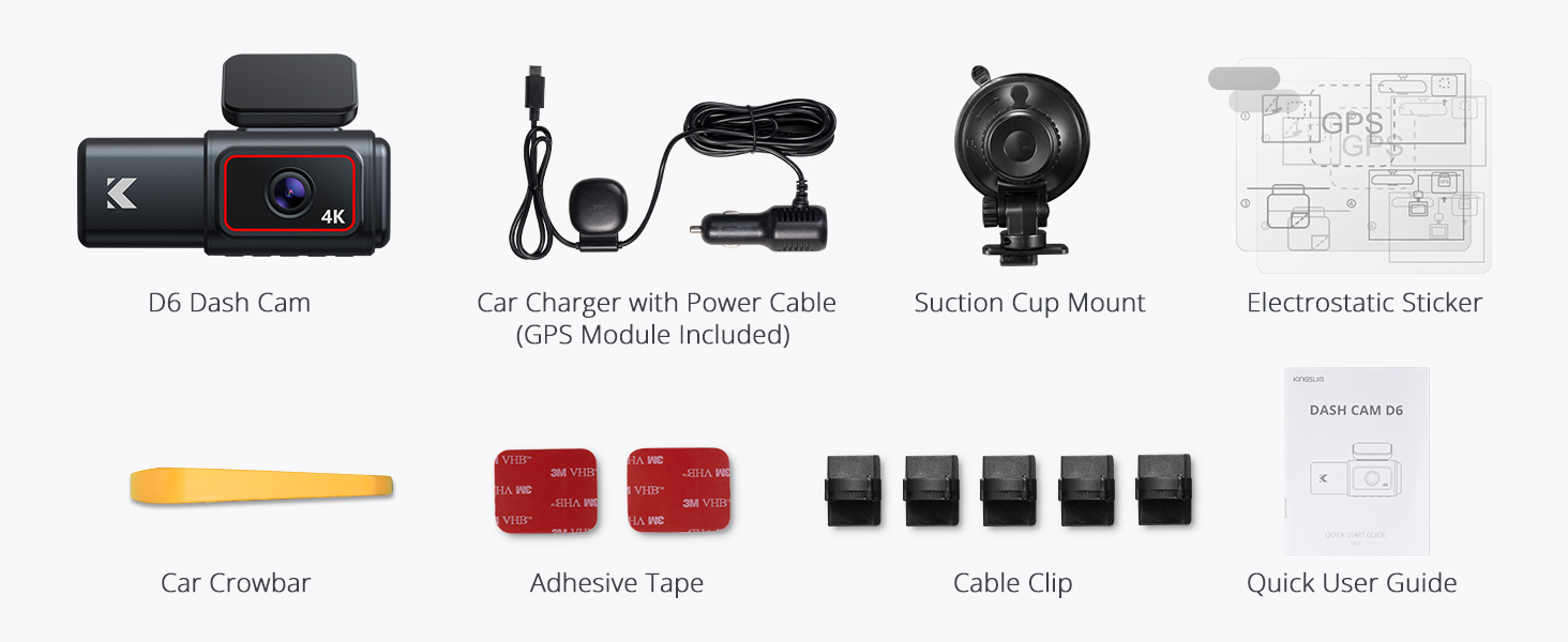 Front and Inside Dash Camera
