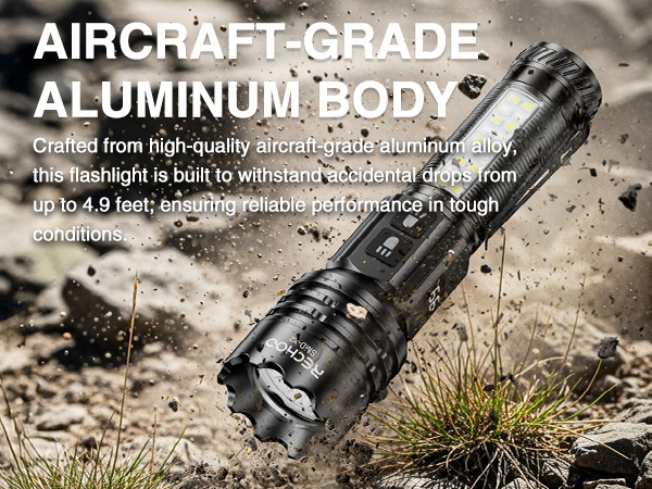 Durable pocket flashlights high lumens