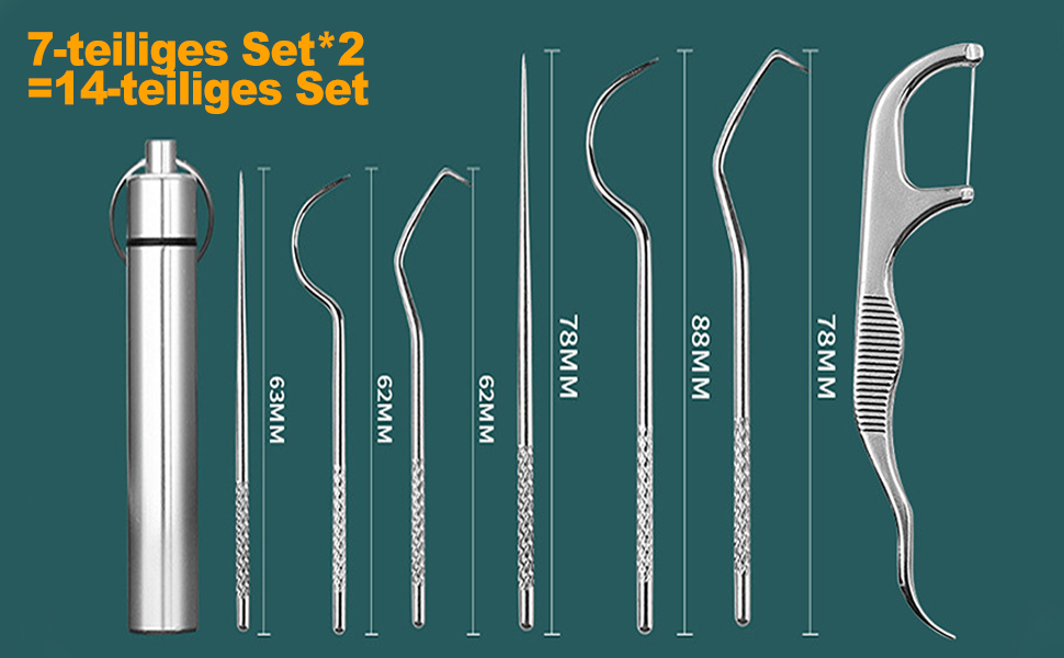 Stainless Steel Toothpick Set