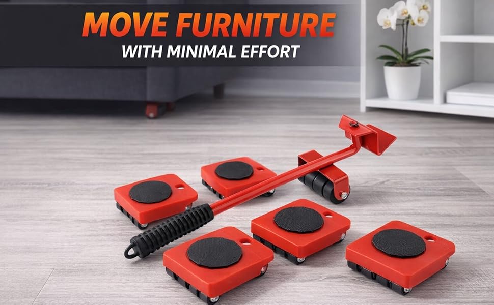 Furniture Lift Tool Set, Upgrade Furniture Movers Sliders Furniture Lifter Tool,Furniture Movers