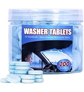 200 PCS Auto Windshield Washer Solid Car Cleaning Effervescent Tablets,Windshield Washer Concentr...