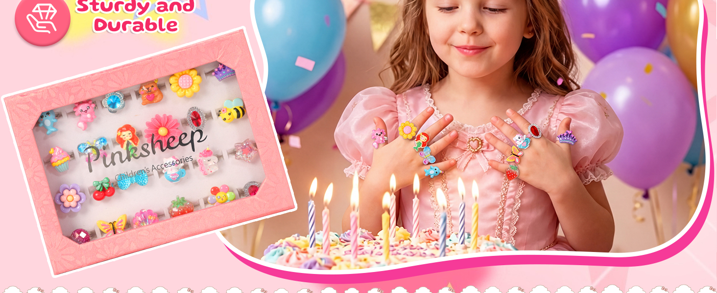 toddler rings children jewelry set 24pcs
