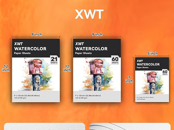 140lb/300gsm watercolor paper