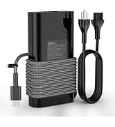 New Slim 65W USB Type C Laptop Charger Compatible with HP, Spectre X360 Envy X360 Elite x2 Eliteb...