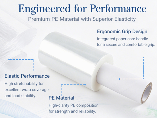 Stretch Wrap Film with Handle