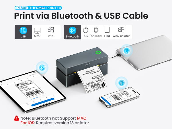thermal printer shipping label printer thermal label printer for small business label printer 4x6