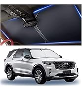 240T Thickened Automotive Glass Sunshade and Comes with Storage Bag,Keep Car Interior Cool,Univer...