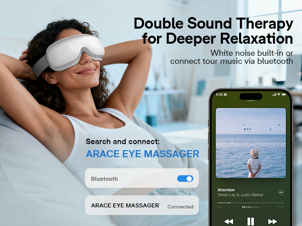 Eye Massager with Heat & Bluetooth Music