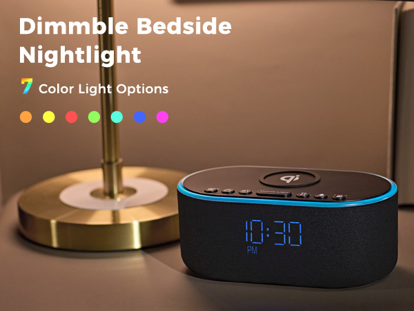 alarm clock phone charger