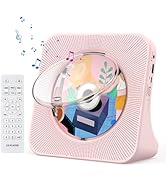 Gueray Portable CD Player with Bluetooth 5.0, CD Player for Desktop with HiFi Sound Speaker, CD K...