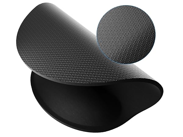 The soft and dense shading non-skid nature rubber backing keeps the pad firmly in place.
