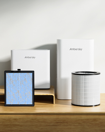 Air purifier with HEPA filter
