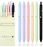 Ddaowanx Colored Gel Pens, 0.5mm Fine Point Retractable,Colorful Pens for Journaling,School Suppl...