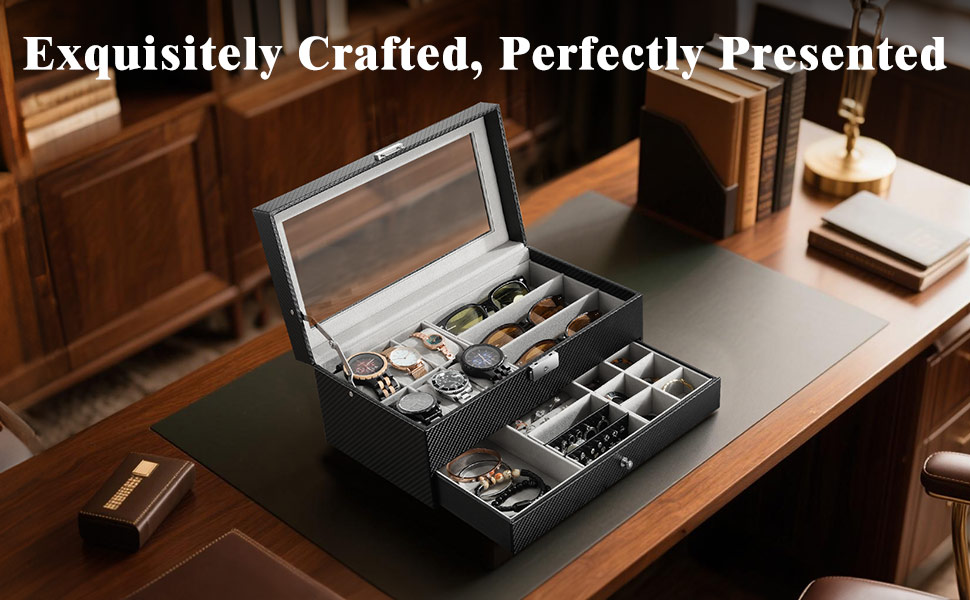 display case watch holder organizer for men watch organizer for men mens jewelry box organizer