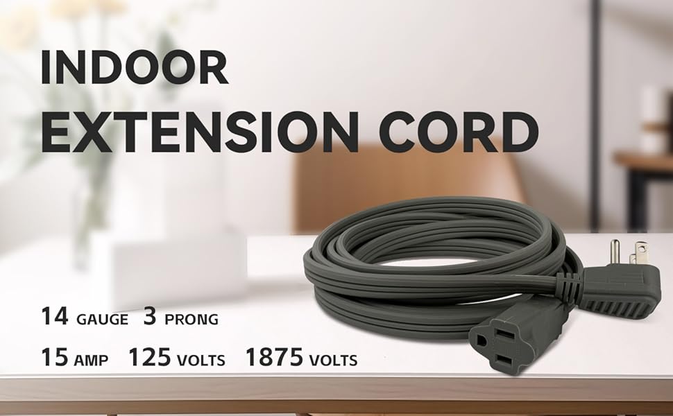 Extension Cord for Indoor Appliance