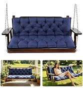 Aegisun Porch Swing Cushions, 60x40 Inch Swing Cushions for Outdoor Furniture, Waterproof 3 Seate...