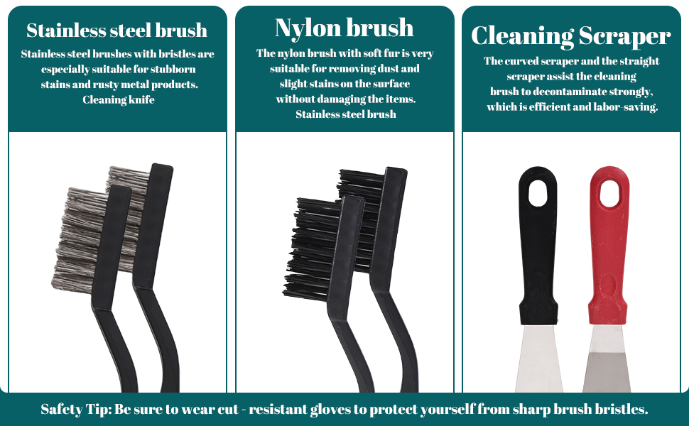 Mini Wire Brush Stainless Steel Brush 