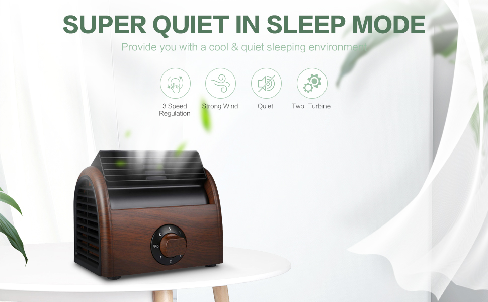 quiet desk fan