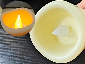 large flameless candles for lanterns