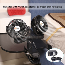 dual clip on fan for home
