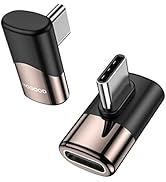 MOGOOD 90 Degree USB C Right Angle Adapter USB C Male to USB C Female Extender,USB Type C Thunder...