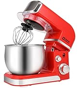 Stand Mixer, Kitchen in the box 3.2Qt Small Electric Food Mixer,6 Speeds Portable Lightweight Kit...