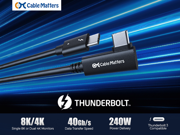 Long Thunderbolt 4 Cable