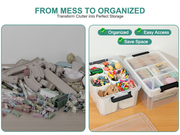 clear storage box