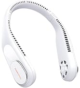 SWEETFULL Portable Neck Fan Bladeless Personal Fan 5000mAh Rechargeable Battery Operated Wearable...